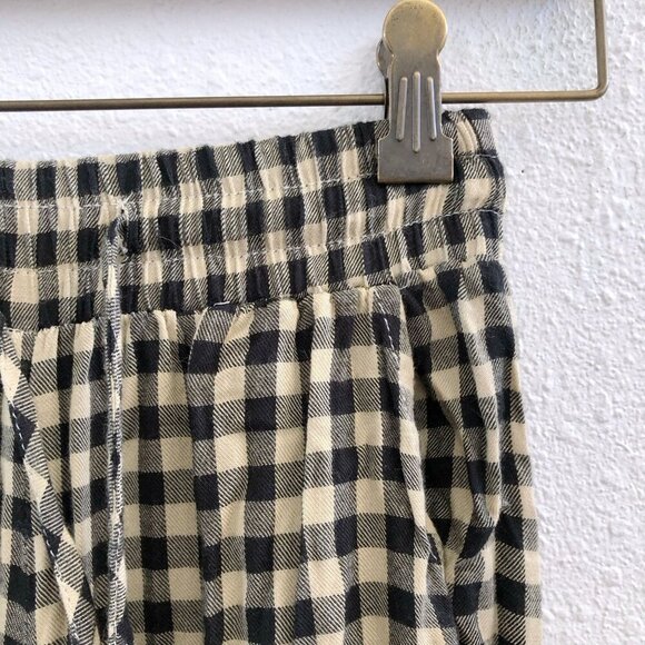 WE WORE WHAT Gingham Button-Up Shirt & Pants Pajama Set XXS Size - Picture 10 of 14